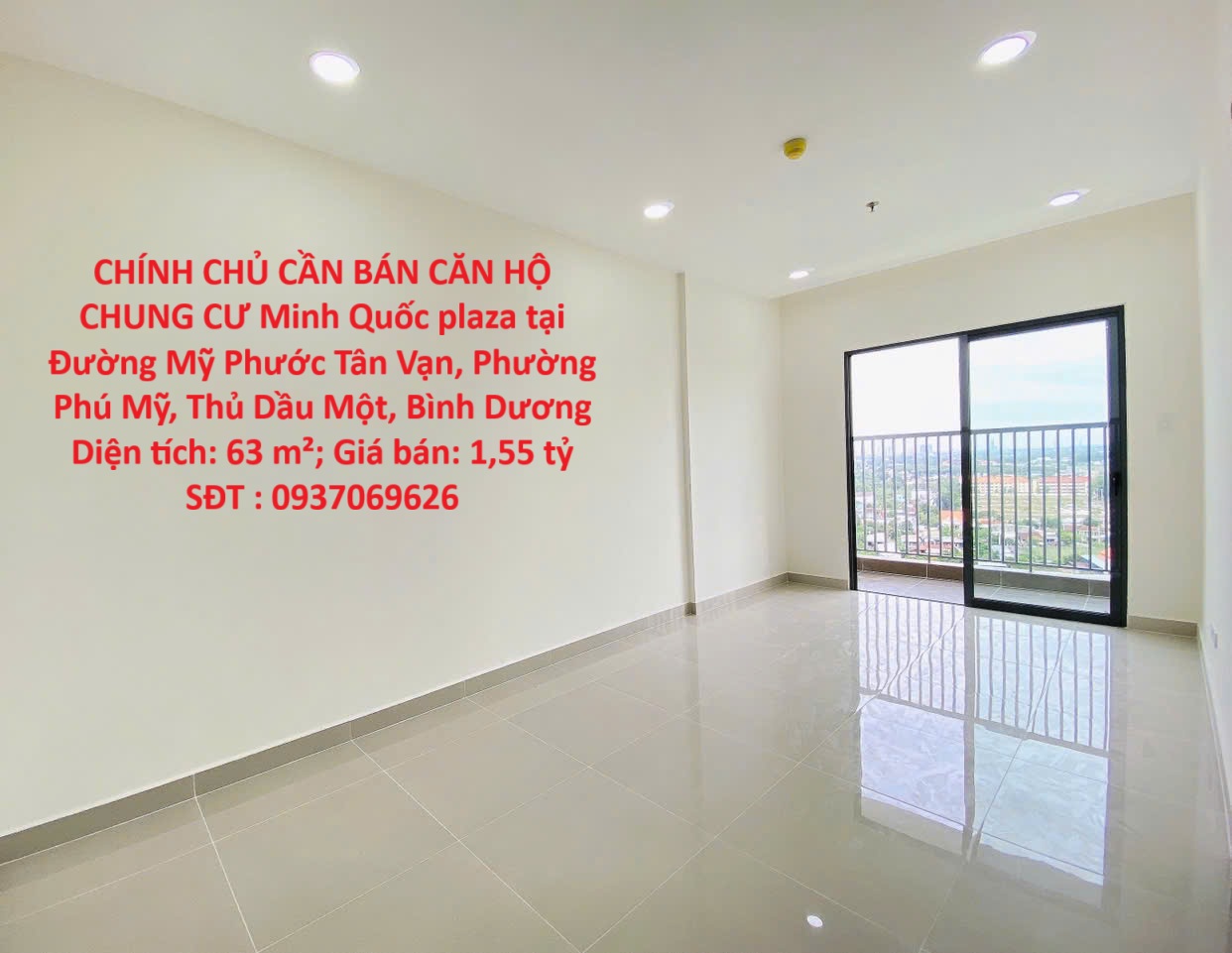  CHÍNH CHỦ BÁN CĂN HỘ CHUNG CƯ Minh Quốc plaza tại Đường Mỹ Phước Tân Vạn, Phường Phú Mỹ 