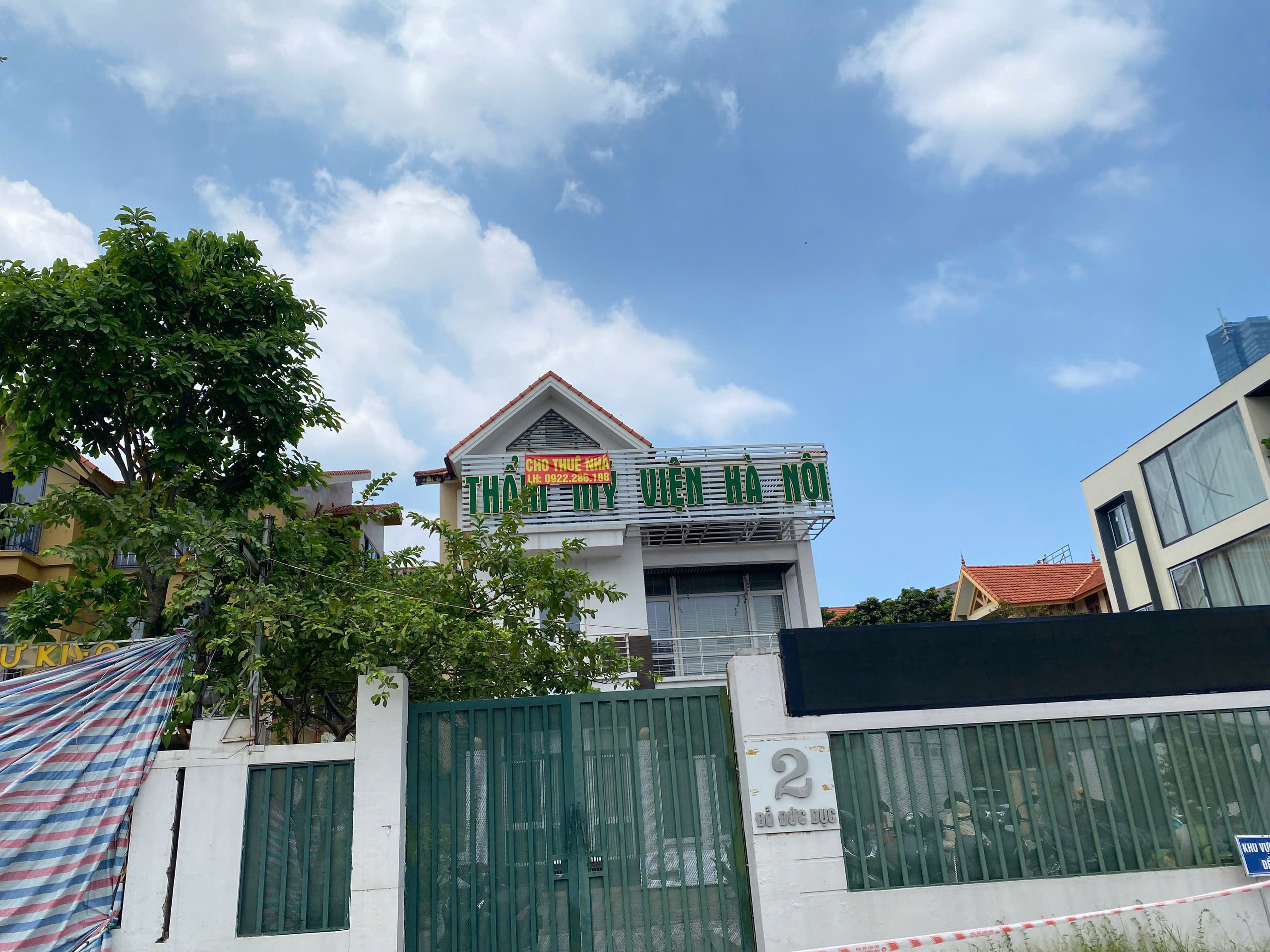  CHÍNH CHỦ CHO THUÊ BIỆT THỰ 3 TẦNG MỄ TRÌ , PHỐ ĐỖ ĐỨC DỤC 