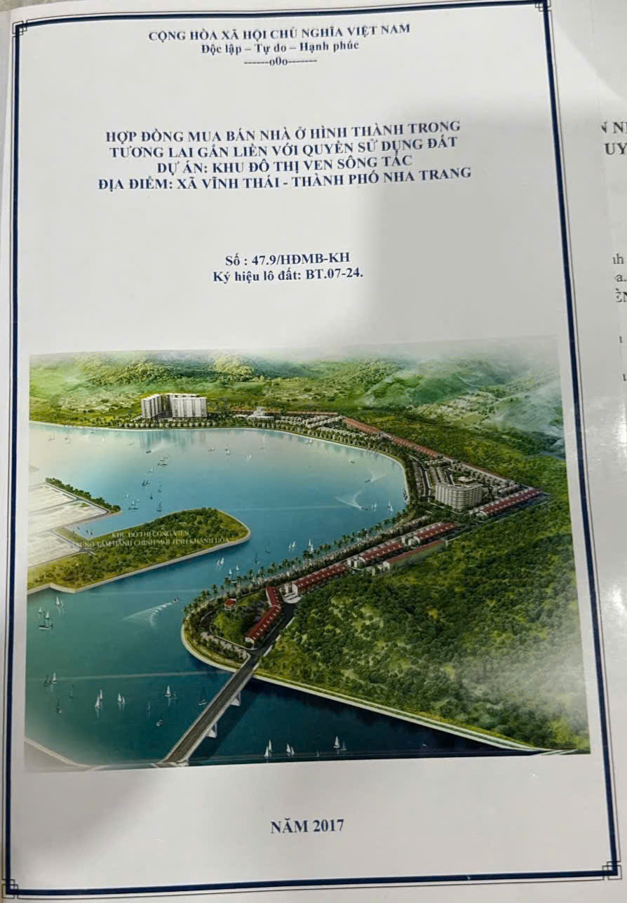  BÁN LÔ BIỆT THỰ SÔNG TẮC, VĨNH THÁI, NHA TRANG.
. 