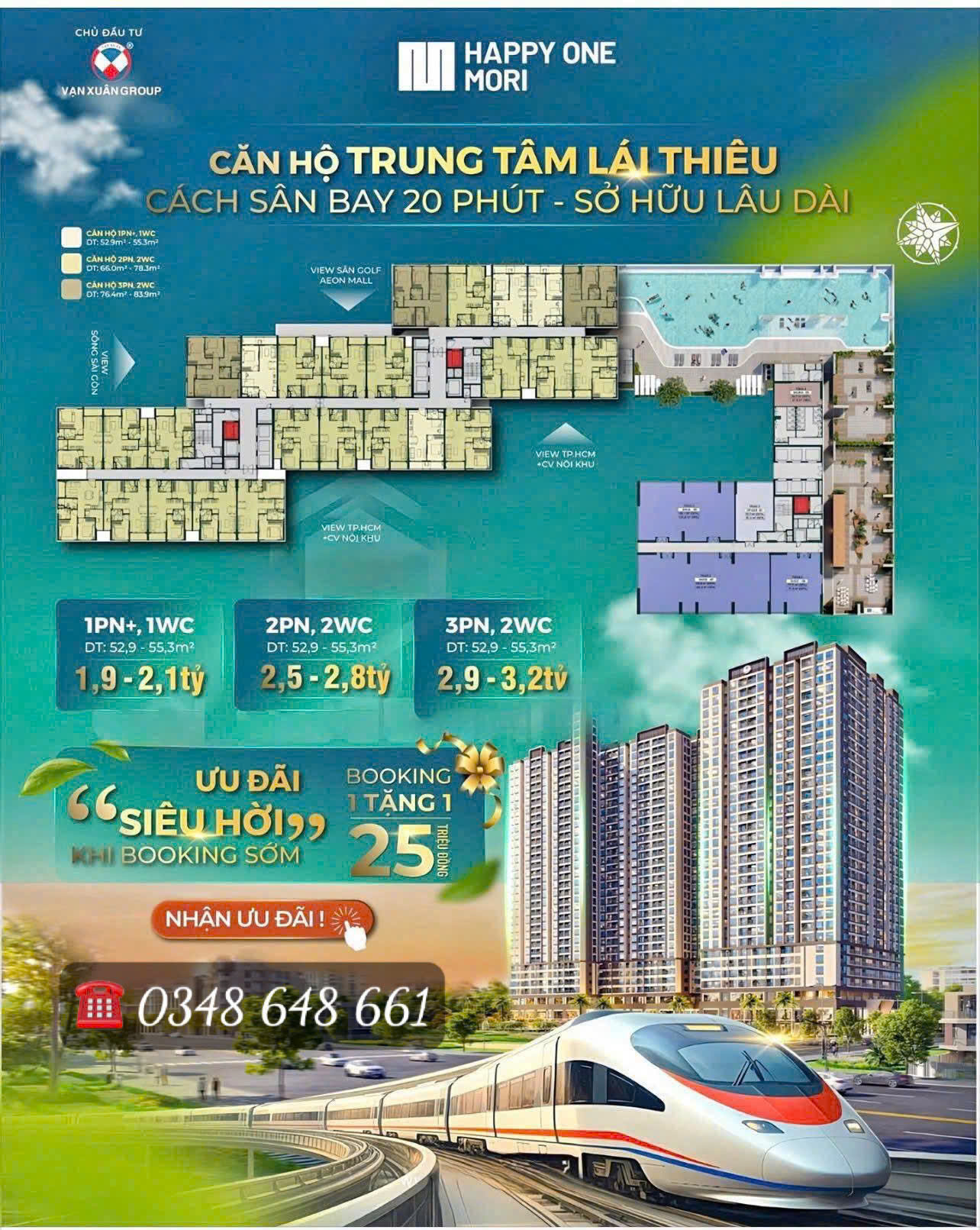  CĂN HỘ CHUẨN NHẬT – HAPPY ONE MORI – TRUNG TÂM LÁI THIÊU, BÌNH DƯƠNG 