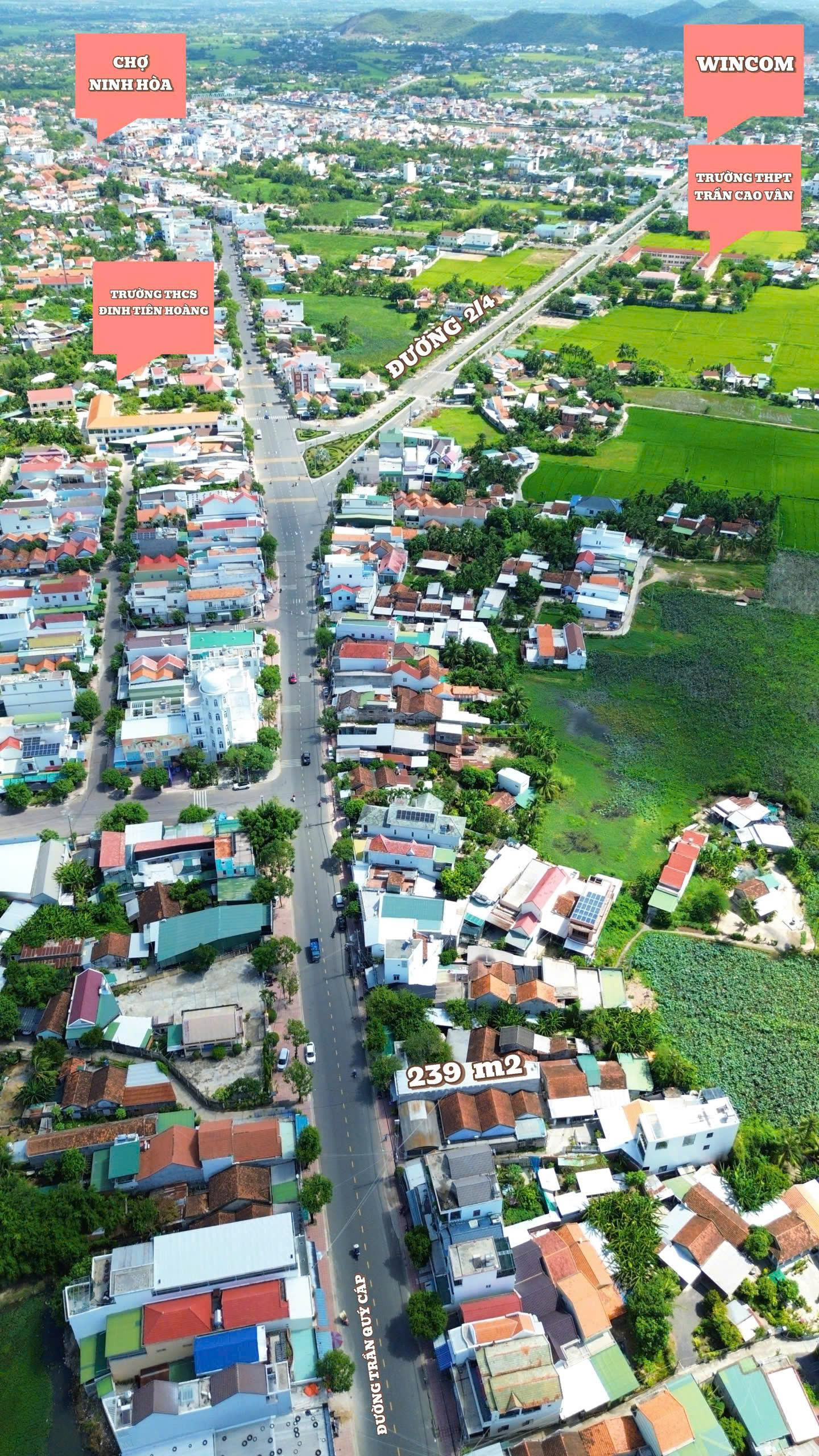  Bán căn nhà 2 mặt tiền đường Trần Quý Cáp - Ninh Hiệp - Ninh Hoà 
Diện tích : 240m2  GIÁ : 8,5 TỶ liên hệ Số chứng chỉ: đang đợi cấp chứng chỉ mới , số chứng nhận: MG 25- 625 