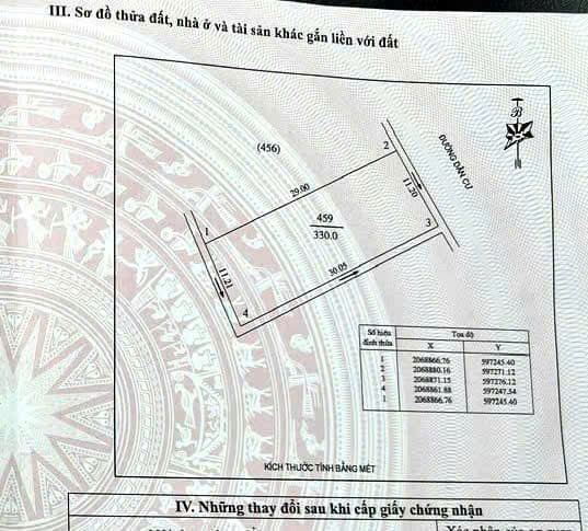  Lô đất đẹp 330m2 ngõ Hoàng Phan Thái, xóm 15 Nghi Phú 