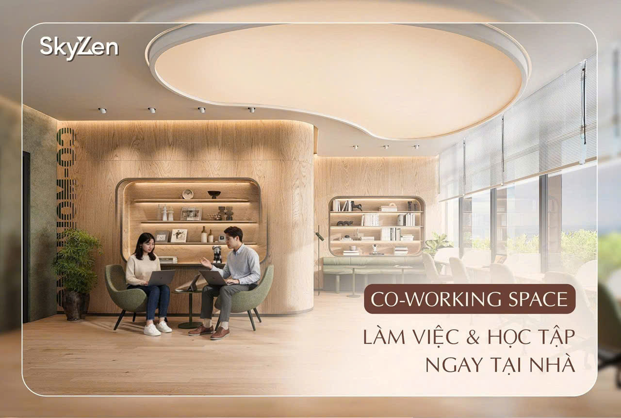  ???? CO-WORKING SPACE SKYZEN – KHÔNG GIAN LÀM VIỆC ĐẲNG CẤP TRONG LÒNG DỰ ÁN 