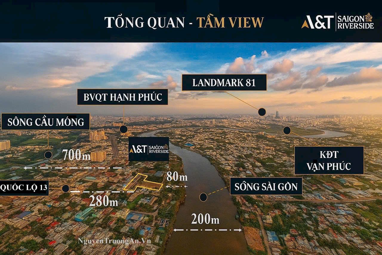  ???? A&T SÀI GÒN RIVERSIDE – BIỂU TƯỢNG THƯỢNG LƯU SỐNG VEN SÔNG TẠI THUẬN AN ???? 