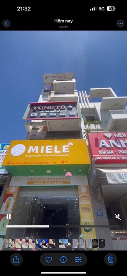  CHÍNH CHỦ CHO THUÊ NHÀ NGUYÊN CĂN 4 TẦNG MẶT TIỀN – KHU 23/10, VĨNH ĐIỀM TRUNG, NHA TRANG 