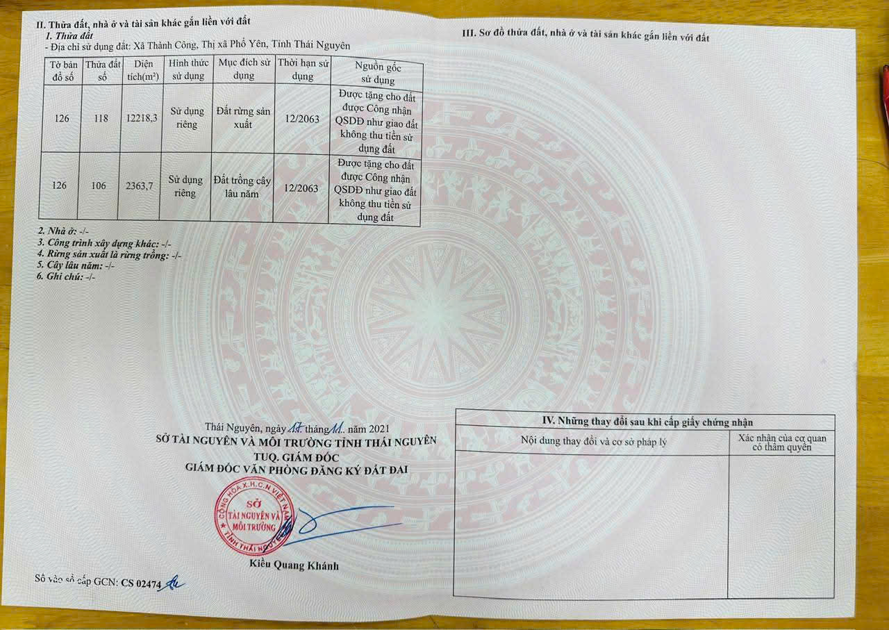  BÁN ĐẤT SINH THÁI XÂY HOMESTAY – BIỆT PHỦ NGHỈ DƯỠNG TẠI THÀNH CÔNG, PHỔ YÊN, THÁI NGUYÊN 