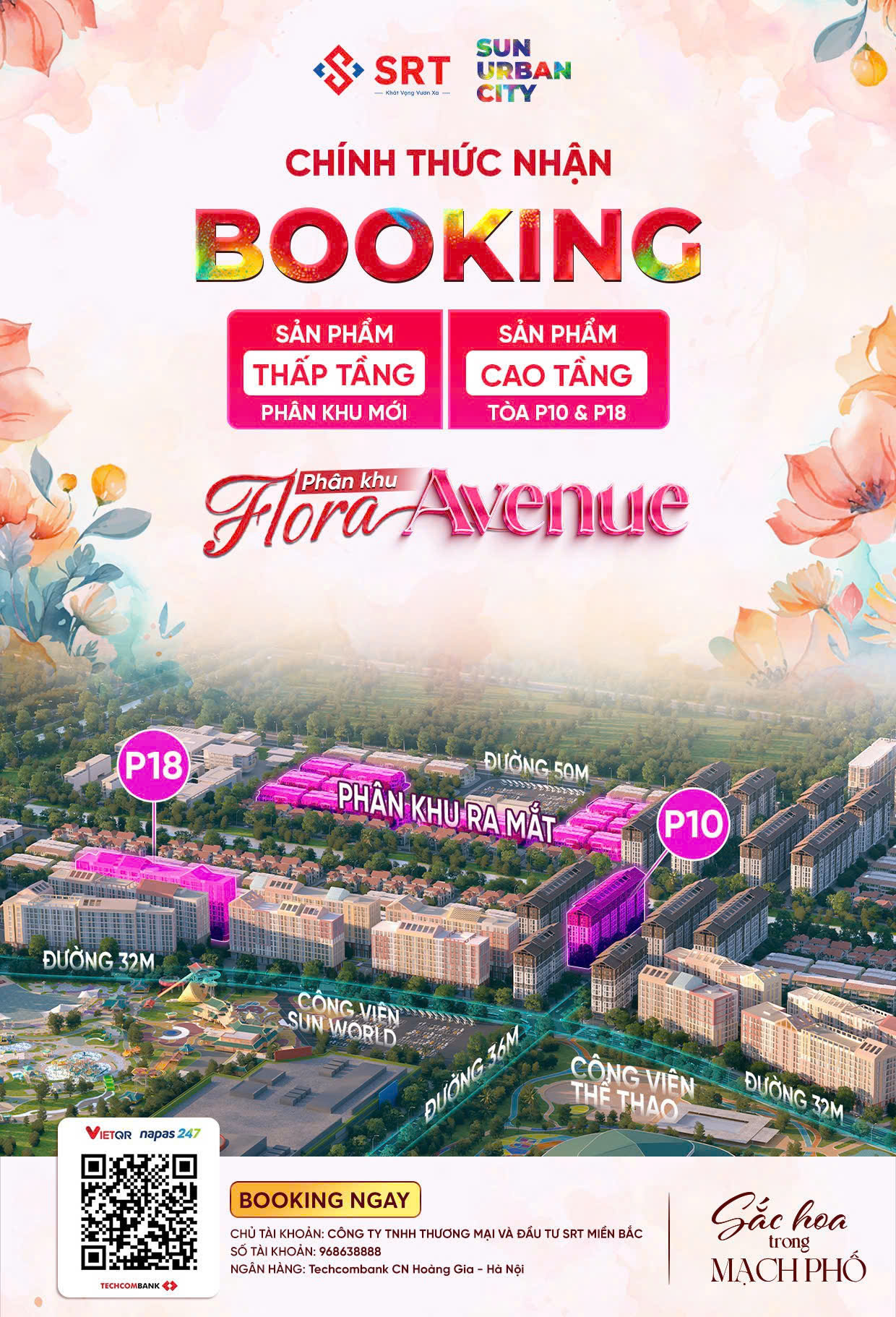  Phần 117:???? CHÍNH THỨC NHẬN BOOKING – PHÂN KHU FLORA AVENUE  SUN URBAN CITY ????
✨ Siêu phẩm mới ra mắt – Vị trí trung tâm dự án, liền kề công viên Sun World!
Sản phẩm thấp tầng: Phân khu mới, quỹ hàng giới hạn ????
Sản phẩm cao tầng: Tòa P10 & P18  