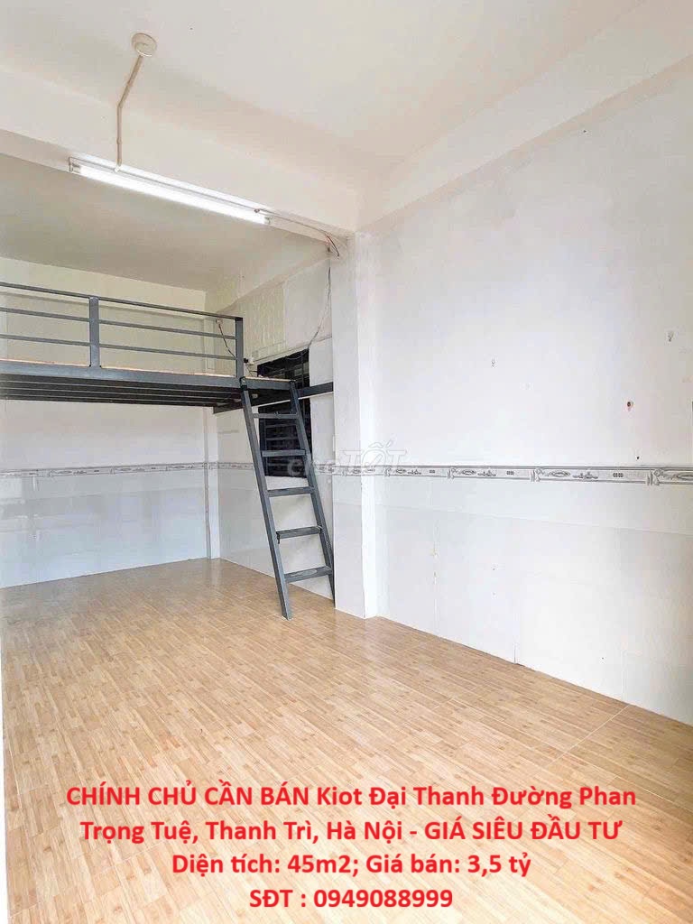  CHÍNH CHỦ CẦN BÁN Kiot Đại Thanh Đường Phan Trọng Tuệ, Thanh Trì, Hà Nội - GIÁ SIÊU ĐẦU TƯ 
