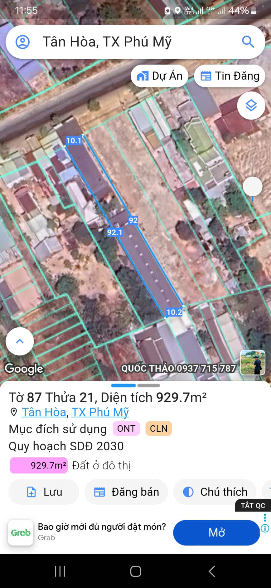  Đất hiện tại có 2 căn mặt tiền 4m đường đi vô nhà trọ phía sau 2m 