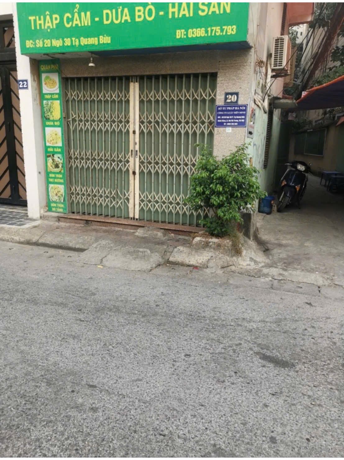  Chính chủ cần cho thuê nhà tầng 1 tại số 20, ngõ 30 Tạ Quang Bửu 