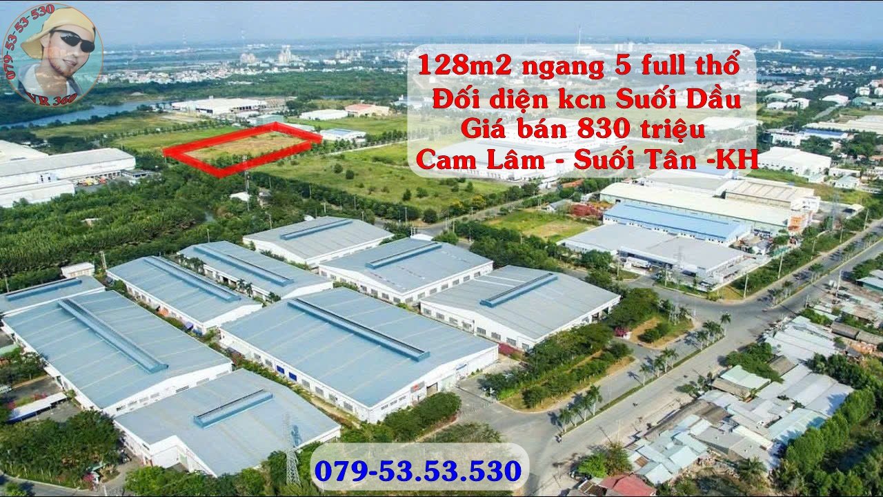  ???? BÁN ĐẤT NỀN CAM LÂM GIÁ CHỈ TỪ 830 TRIỆU/NỀN – GẦN KCN SUỐI DẦU, FULL THỔ CƯ, SỔ RIÊNG TỪNG LÔ 