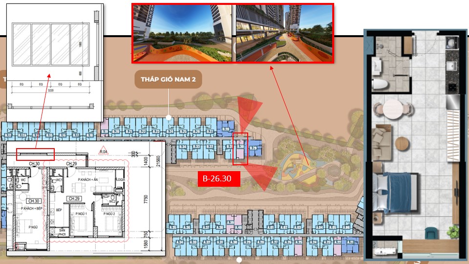  Bán lỗ căn Studio đẹp nhất dự án The Gió Riverside so với giá chủ đầu tư công bố 