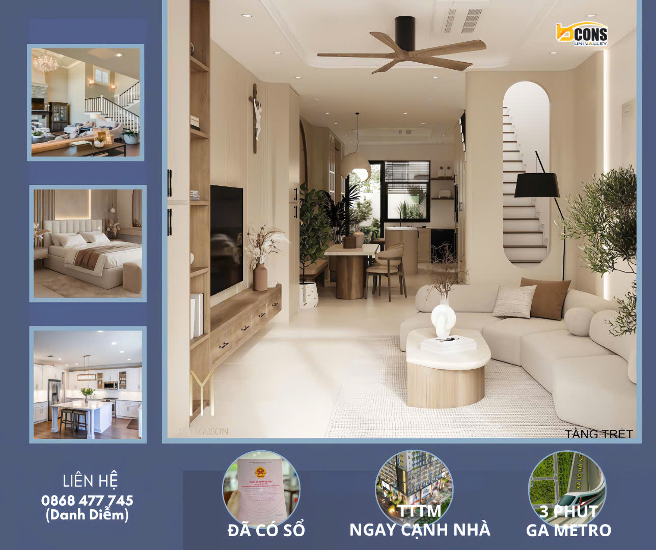  Cần bán NHÀ PHỐ UNI VALLEY – ĐẸP, HIỆN ĐẠI, 4 TẦNG, SHR, MẶT TIỀN 13M - VỊ TRÍ ĐẮC ĐỊA 