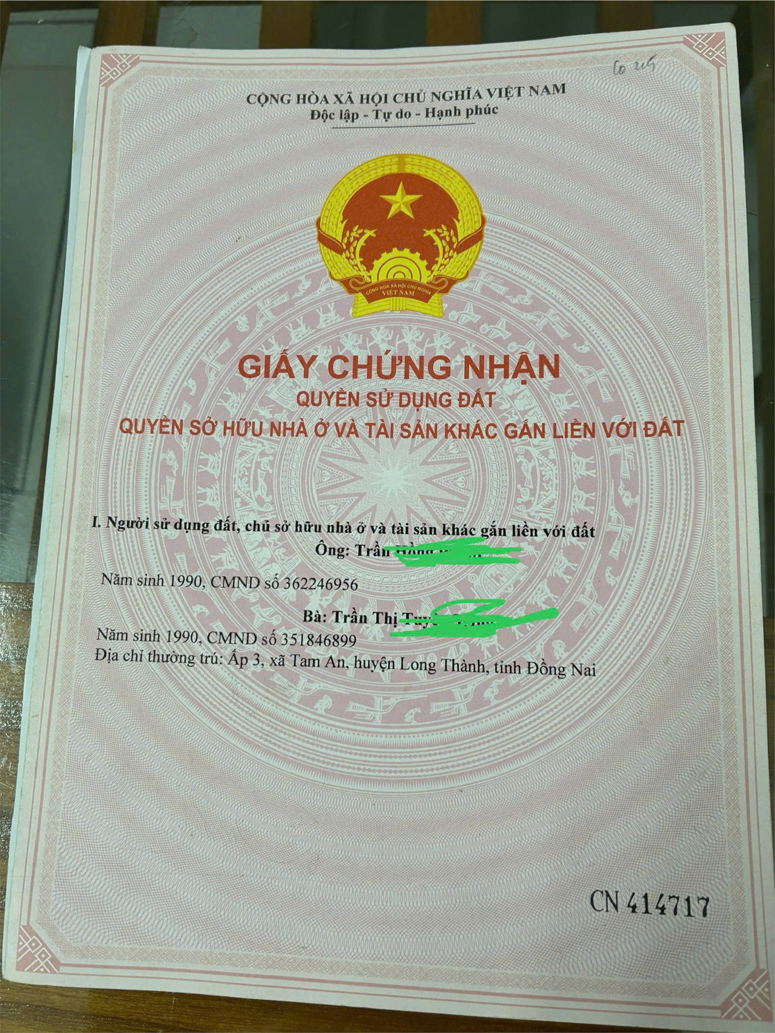  CHÍNH CHỦ CẦN BÁN NHANH LÔ ĐẤT KÈM NHÀ tại xã Tam An, huyện Long Thành, tỉnh Đồng Nai 