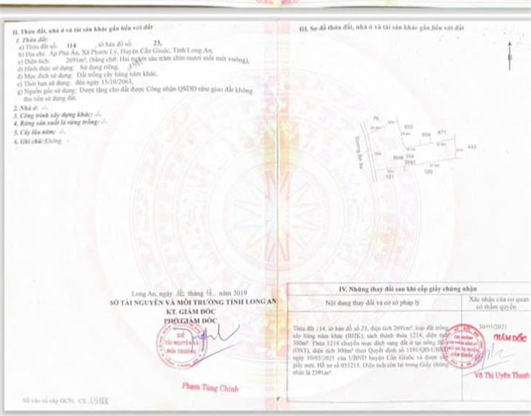  ĐẤT ĐẸP - ĐẦU TƯ SINH LỜI - Cần Bán Gấp Lô Đất Tiềm Năng Xã Phước Lý, Cần Giuộc, Long An 