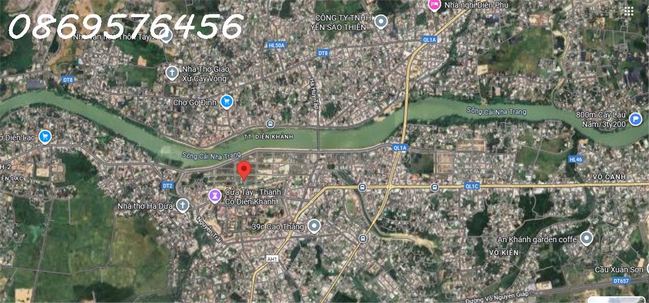  ĐẤT NỀN KHU ĐÔ THỊ NAM SÔNG CÁI, DIÊN KHÁNH , KHÁNH HOÀ 