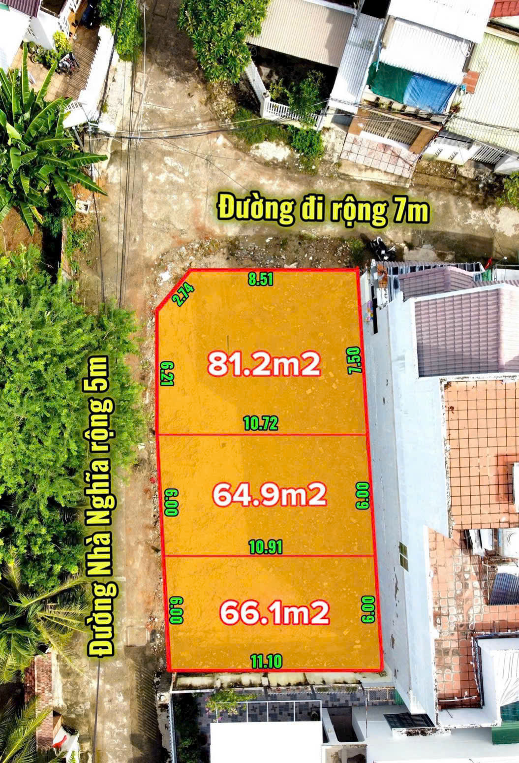  - Hàng hiếm 3 lô đất mặt đường Nhà Nghĩa Vĩnh Thạnh
- Diện tích:  64.9-66.9-81.2m2 full thổ cư
Đường rộng 5m và 7m thông 2 đầu
Tiện ích gần chợ Ga đường 23/10 và đường Phú Trung
Cách 23/10 vào chỉ 200m thôi ạ
Giá bán chỉ từ 1ty750tr
LH 0878780033 