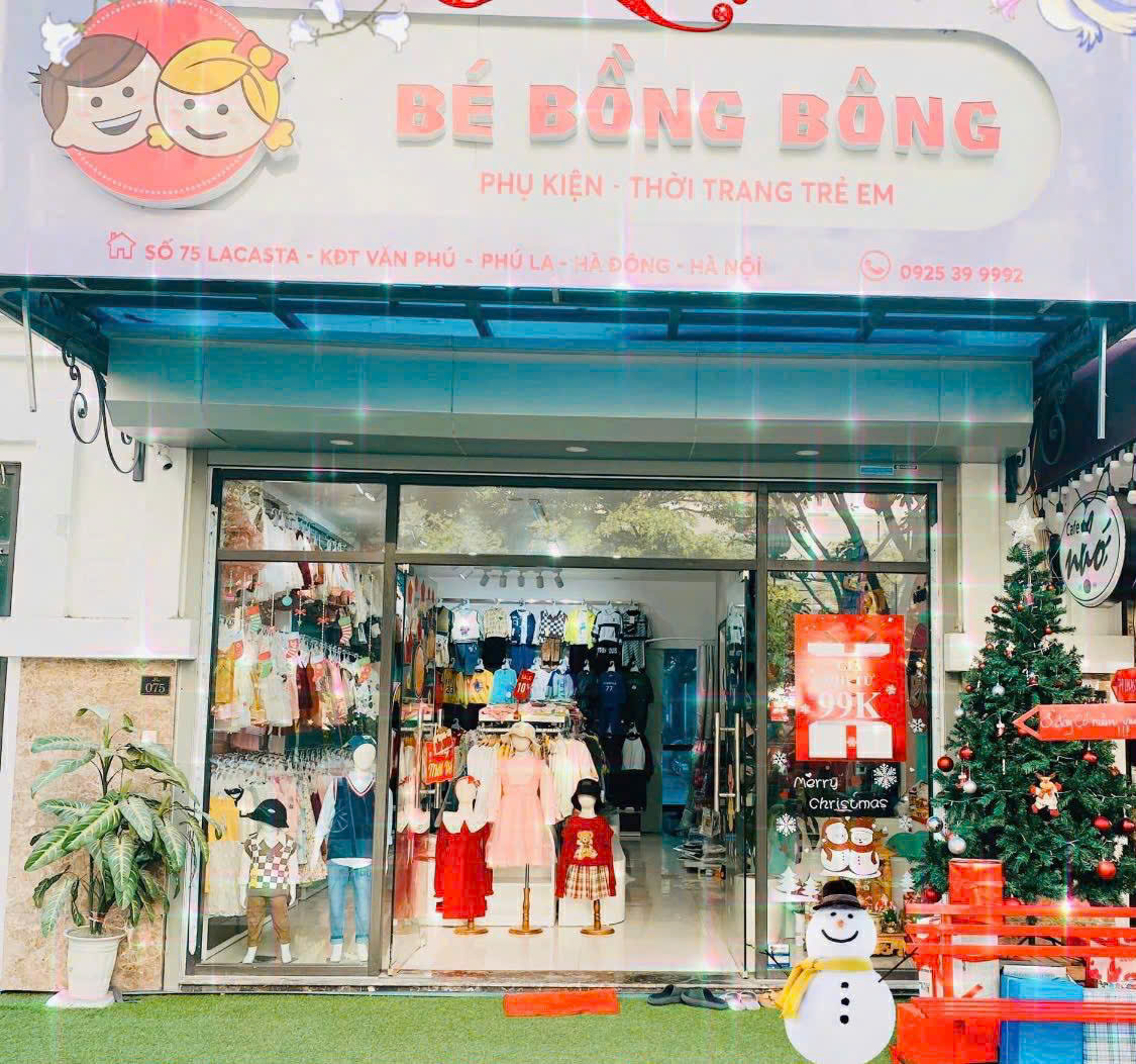  CHÍNH CHỦ SANG NHƯỢNG CỬA HÀNG QUẦN ÁO TRẺ EM – BÉ BỒNG BÔNG - PHÚ LA, HÀ ĐÔNG 