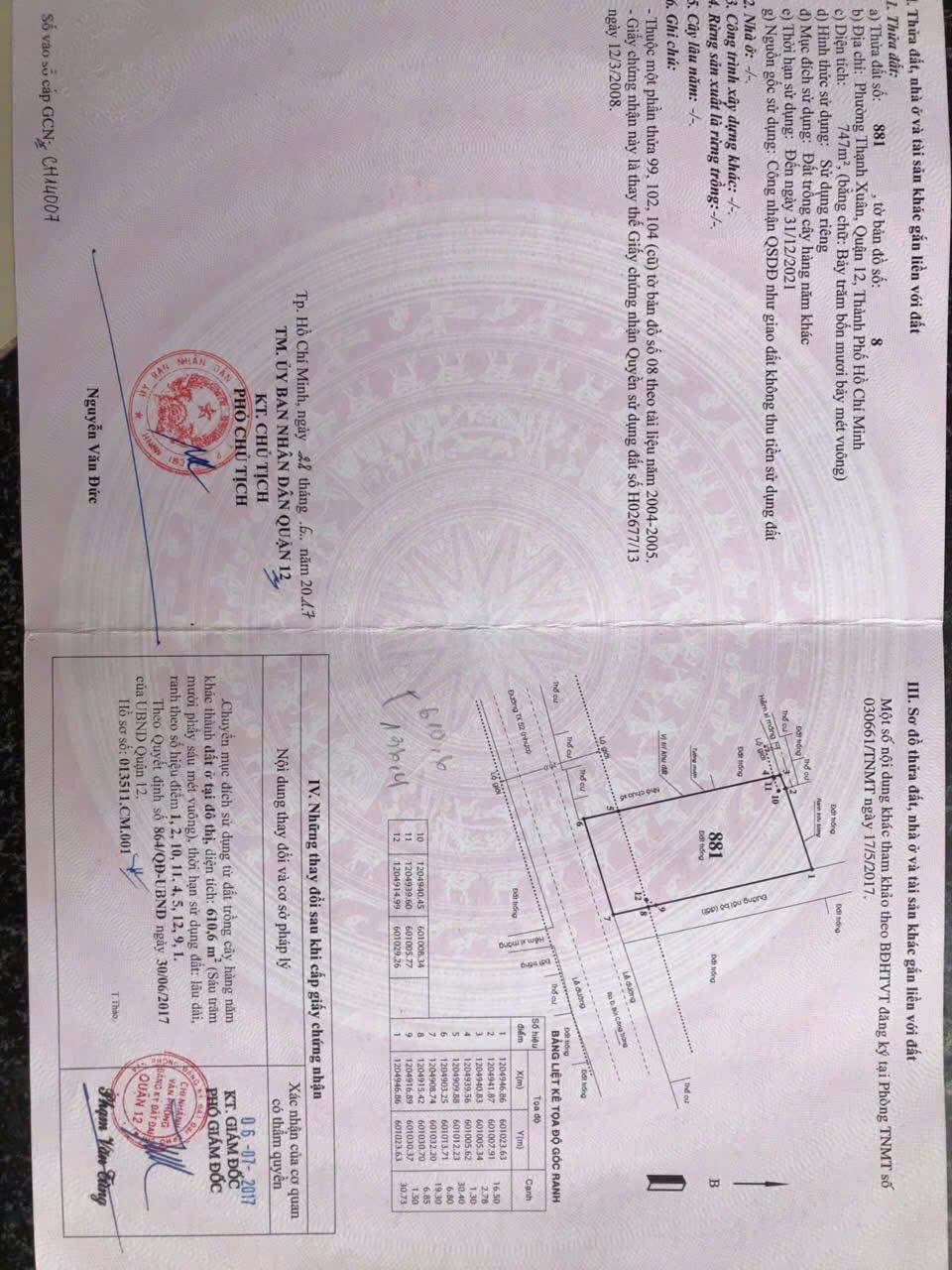  BÁN XƯỞNG (19x40) MẶT TIỀN THẠNH XUÂN 52, QUẬN 12 – VỊ TRÍ SIÊU ĐẸP 