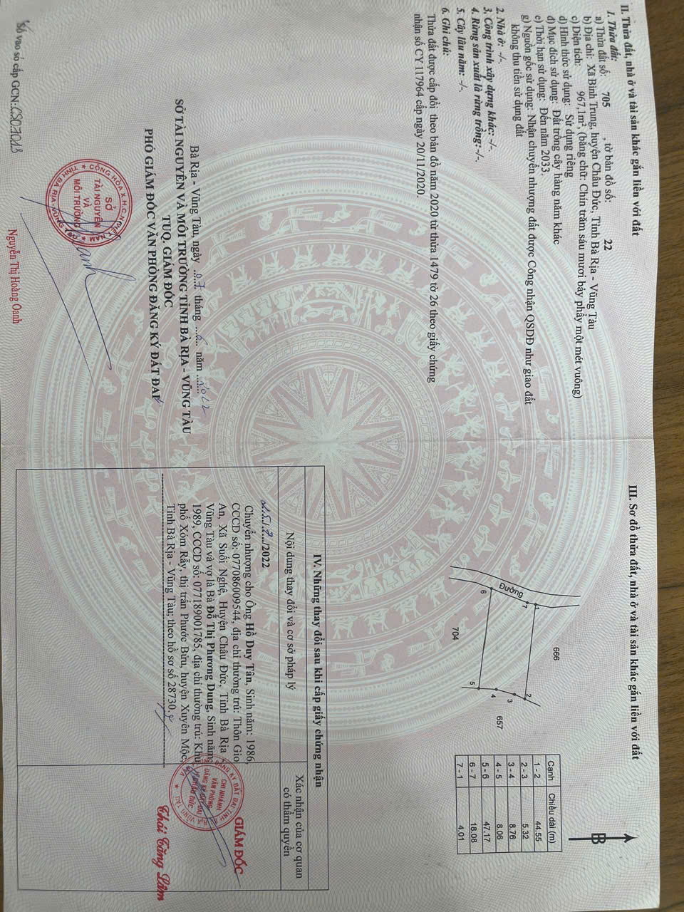  Chủ cần bán lô Bình Trung mt đường nhựa
Cách đường 765 khoảng 700m 