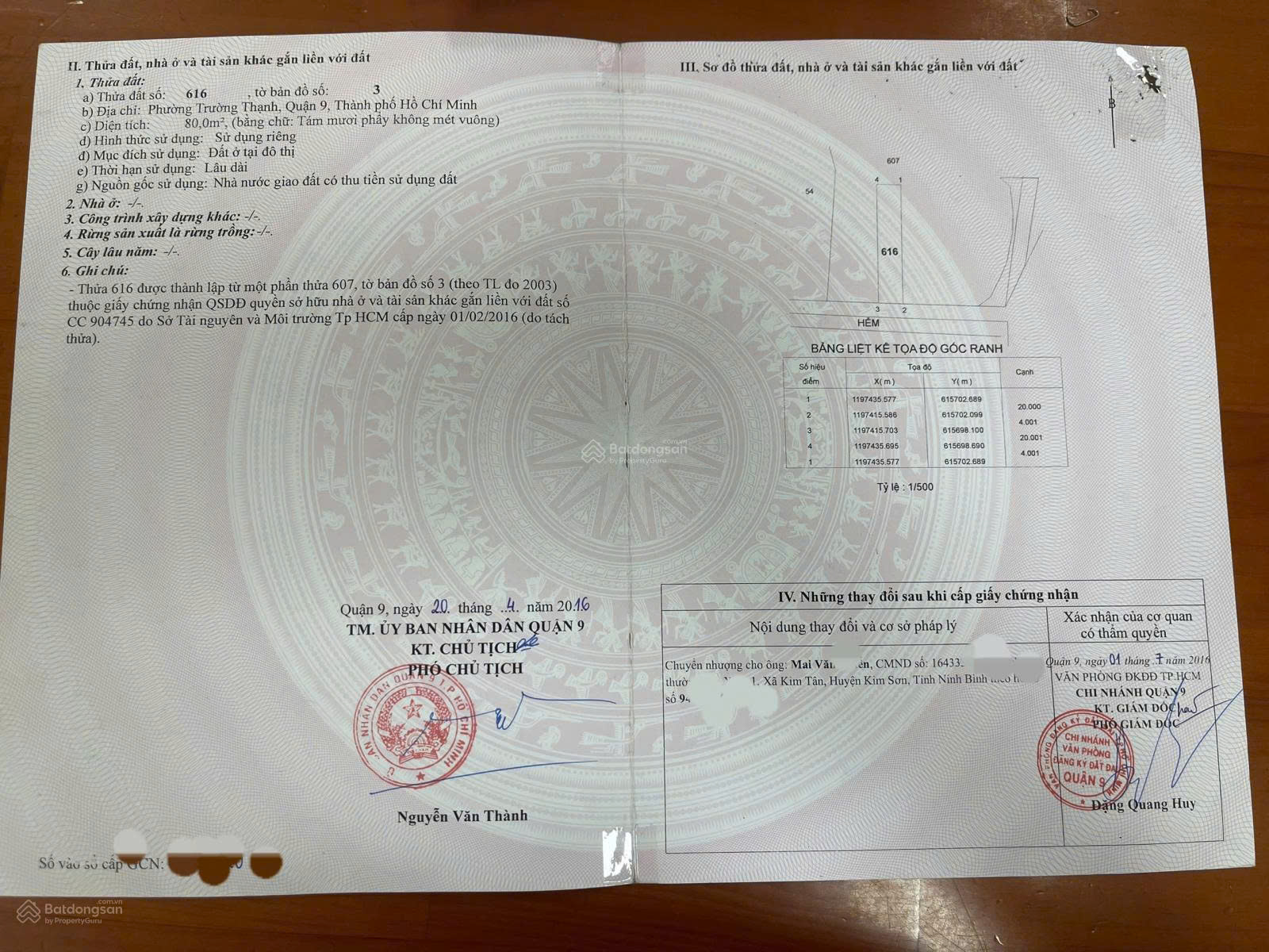  Bán đất chính chủ 55/9/8 Lò Lu, Trường Thạnh, Quận 9, Hồ Chí Minh. 