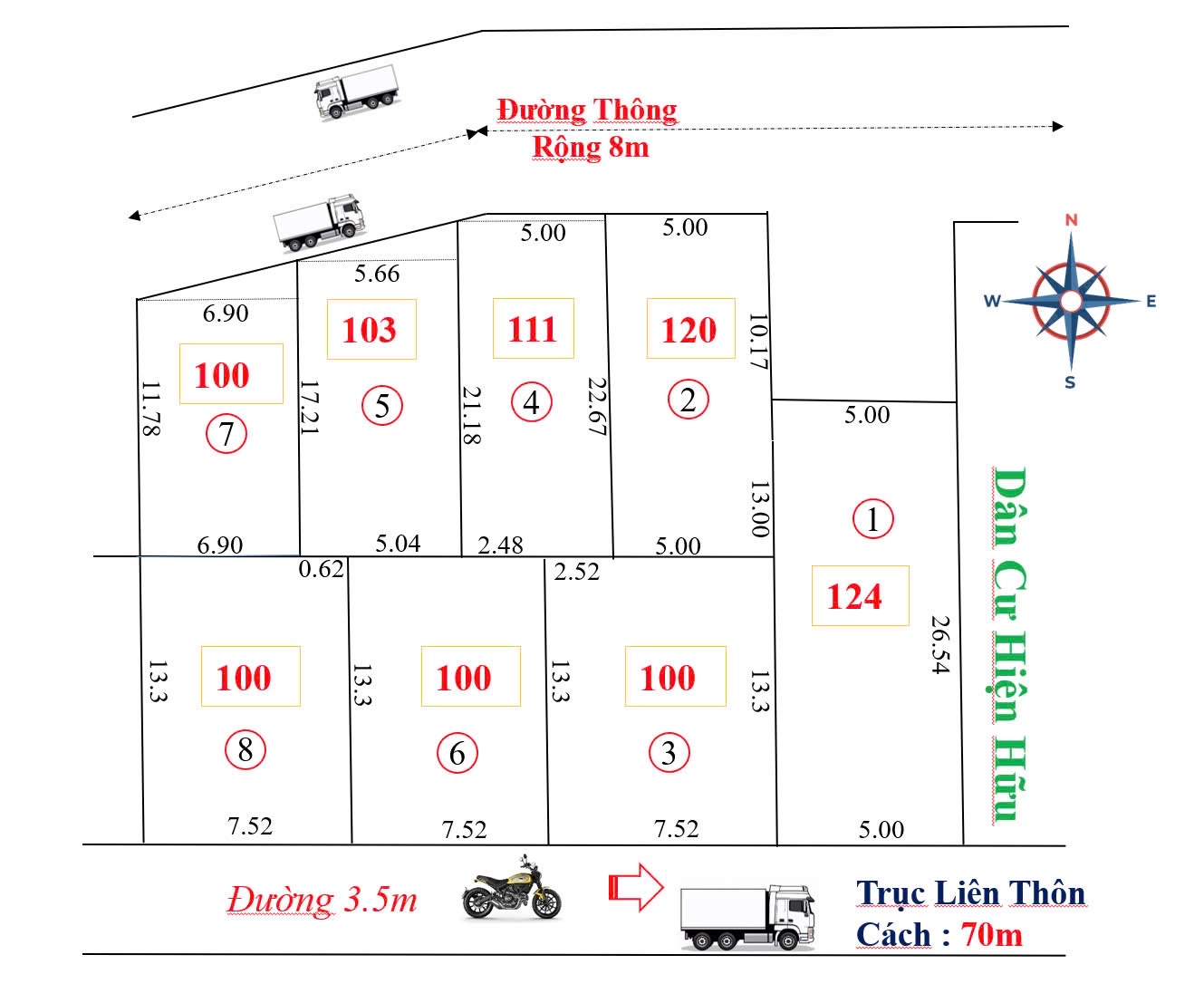  Chưa Đến 1 Tỷ Bạn Sở Hữu Ngay Lô Đất 100m2 tại Liên Xuân, Nam Sơn, Sóc Sơn, Hà Nội 