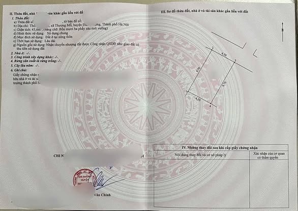  CỰC ĐẸP 43M² ĐẸP TẠI THƯỢNG MỖ – ĐAN PHƯỢNG – Ô TÔ ĐỖ CỬA 