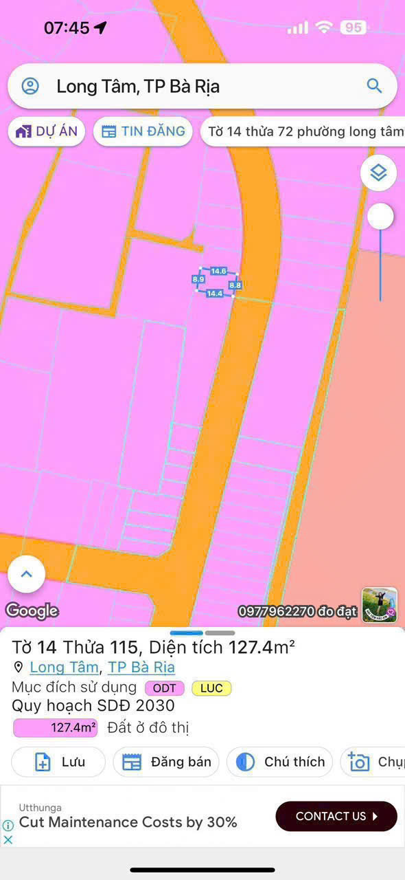  Chủ bán gấp lô đất mặt tiền nhựa cách quốc lộ 51 chỉ 300m 