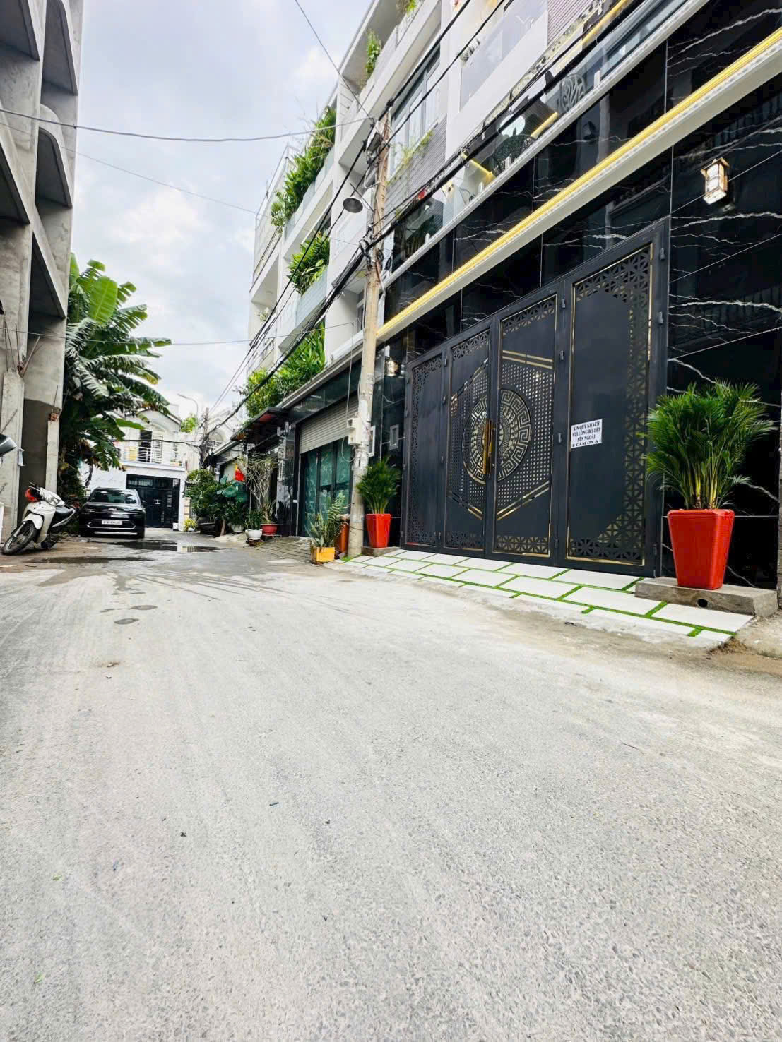  Bán Nhà Mới Xe Hơi Ngủ Nhà 4 tầng 4 Phòng Ngủ 