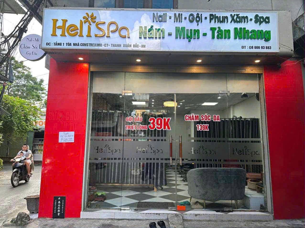  Sang nhượng quán spa-nail mi- gôi ngay KFC Nguyễn Trãi, phường Thanh Xuân Bắc 