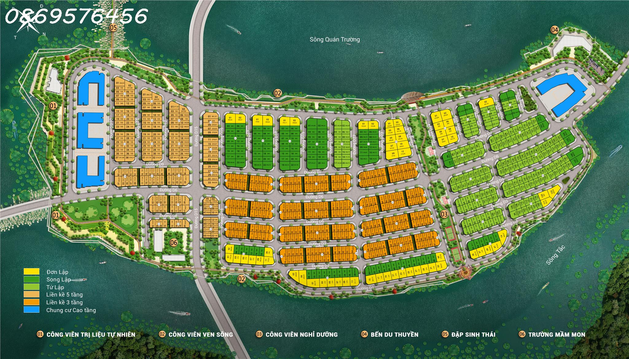  NHÀ PHỐ VEN SÔNG SỞ HỮU LÂU DÀI TẠI KHÁNH HOÀ 