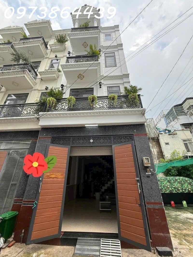  ???? NHÀ 4 TẦNG BTCT - HẺM XE HƠI THÔNG THOÁNG - KHU DÂN CƯ AN NINH – TẶNG FULL NỘI THẤT - P.TÂN CHÁNH HIỆP - QUẬN 12 - ????CHỈ 6 tỷ 100 triệu. ???? 