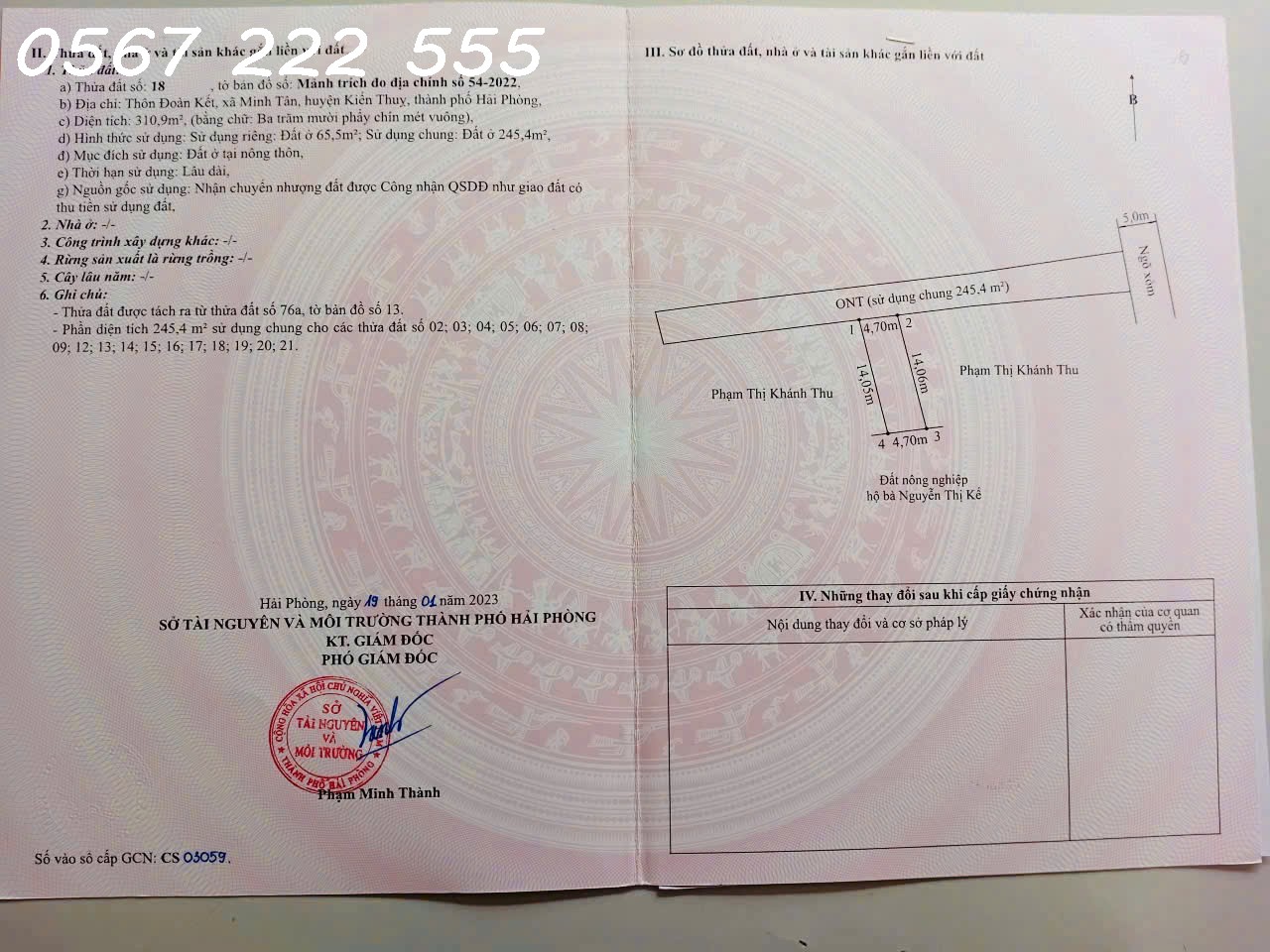  GIÁ ĐẦU TƯ – ĐẤT ĐOÀN KẾT, MINH TÂN, KIẾN THỤY  ZALO 0567 222 555 