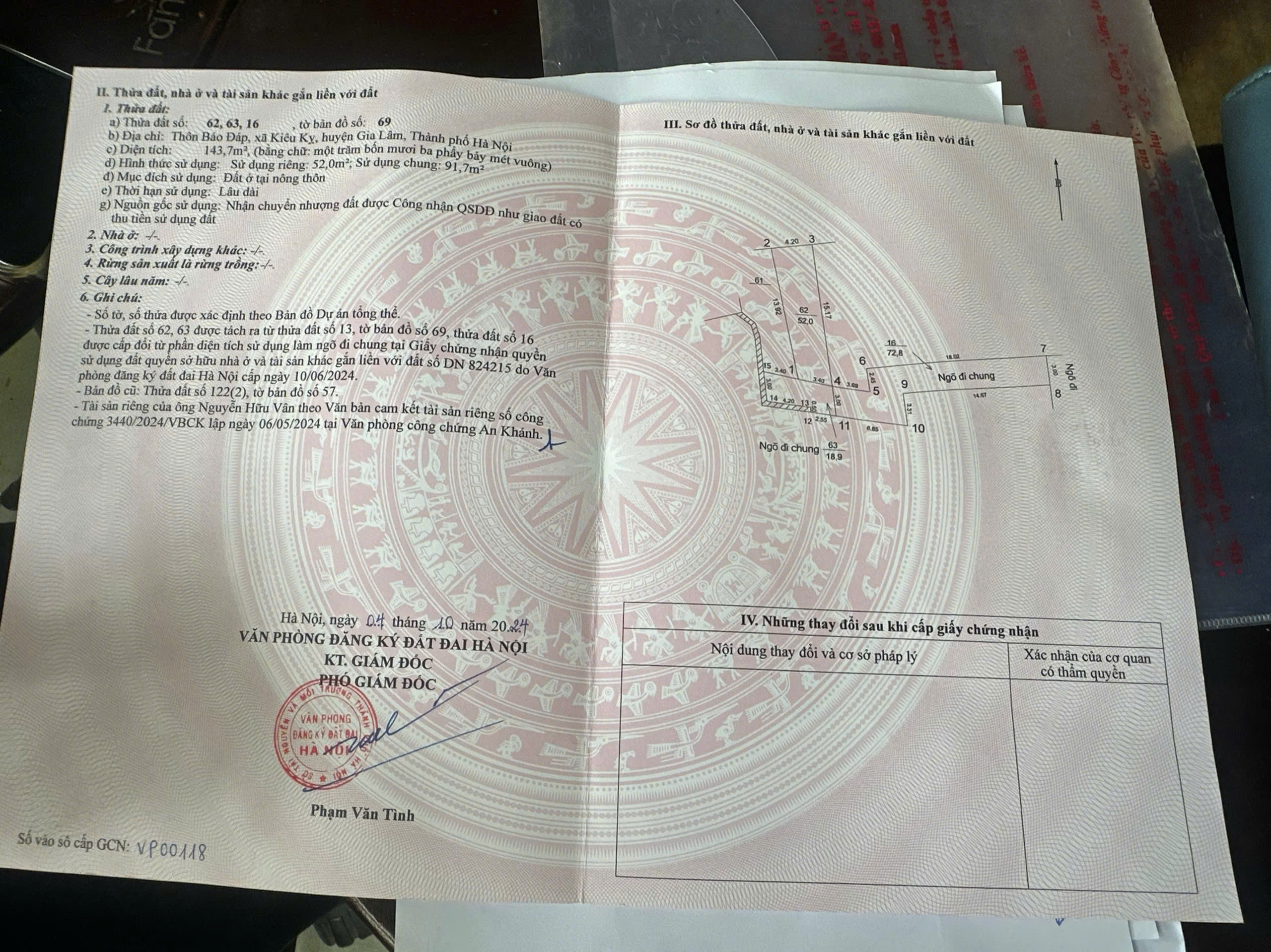  CHÍNH CHỦ CẦN BÁN LÔ ĐẤT ĐẸP KIÊU KỴ – GIA LÂM, GIÁ CHỈ 3.6 TỶ ???? 