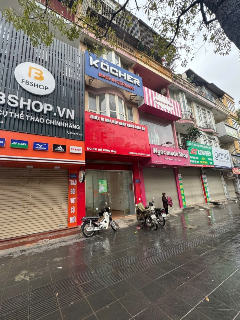  MẶT PHỐ HỒ TÙNG MẬU – 1 MẶT PHỐ + 1 MẶT NGÕ – CẠNH QUẬN UỶ NAM TỪ LIÊM – KINH DOANH BẤT CHẤP 