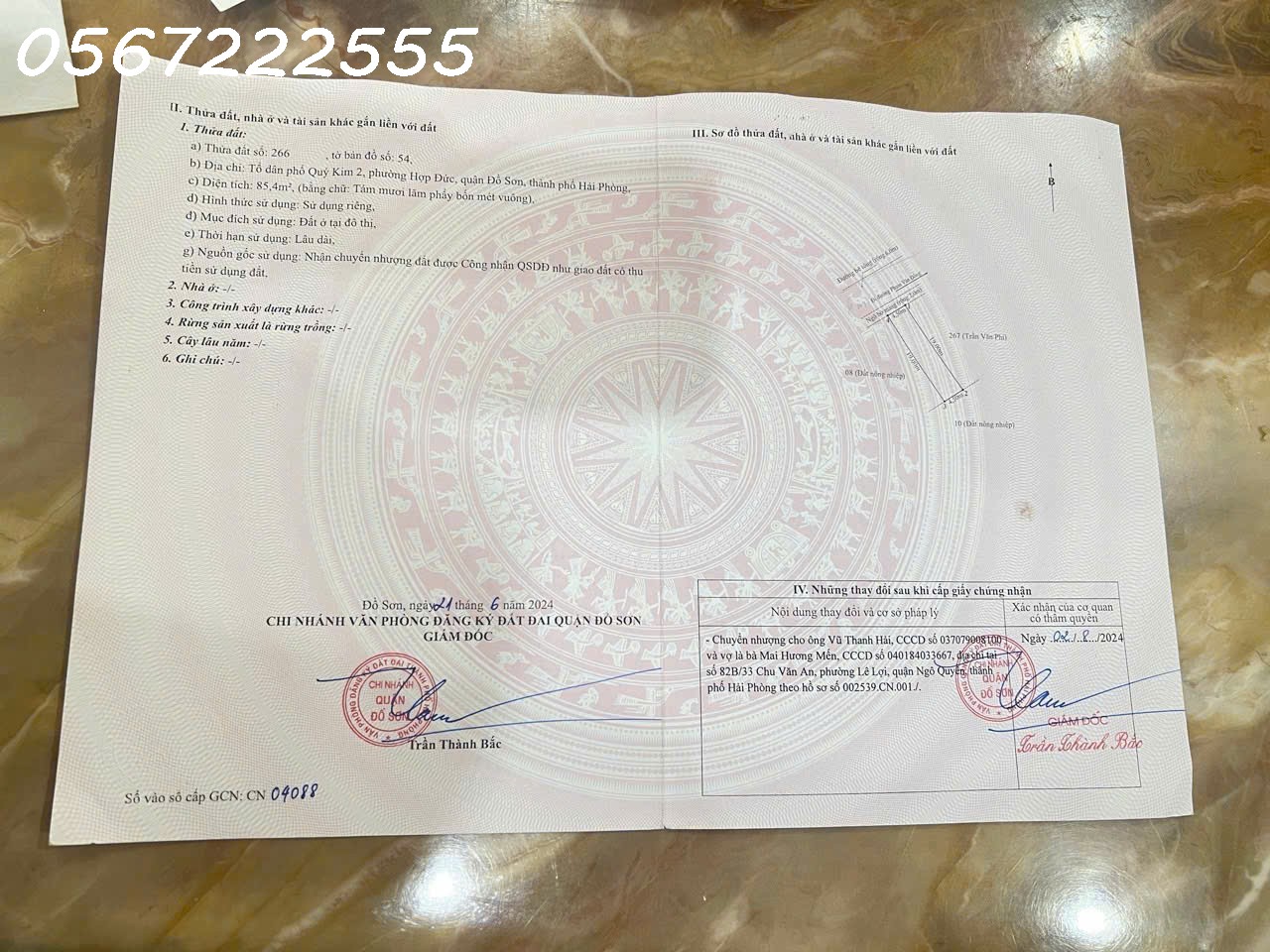  ĐẤT ĐẸP GẦN MẶT ĐƯỜNG PHẠM VĂN ĐỒNG – CHỢ QUÝ KIM, HỢP ĐỨC – ĐỒ SƠN  GIÁ CHỈ 2,2X TỶ  ZALO 0567 222 555 