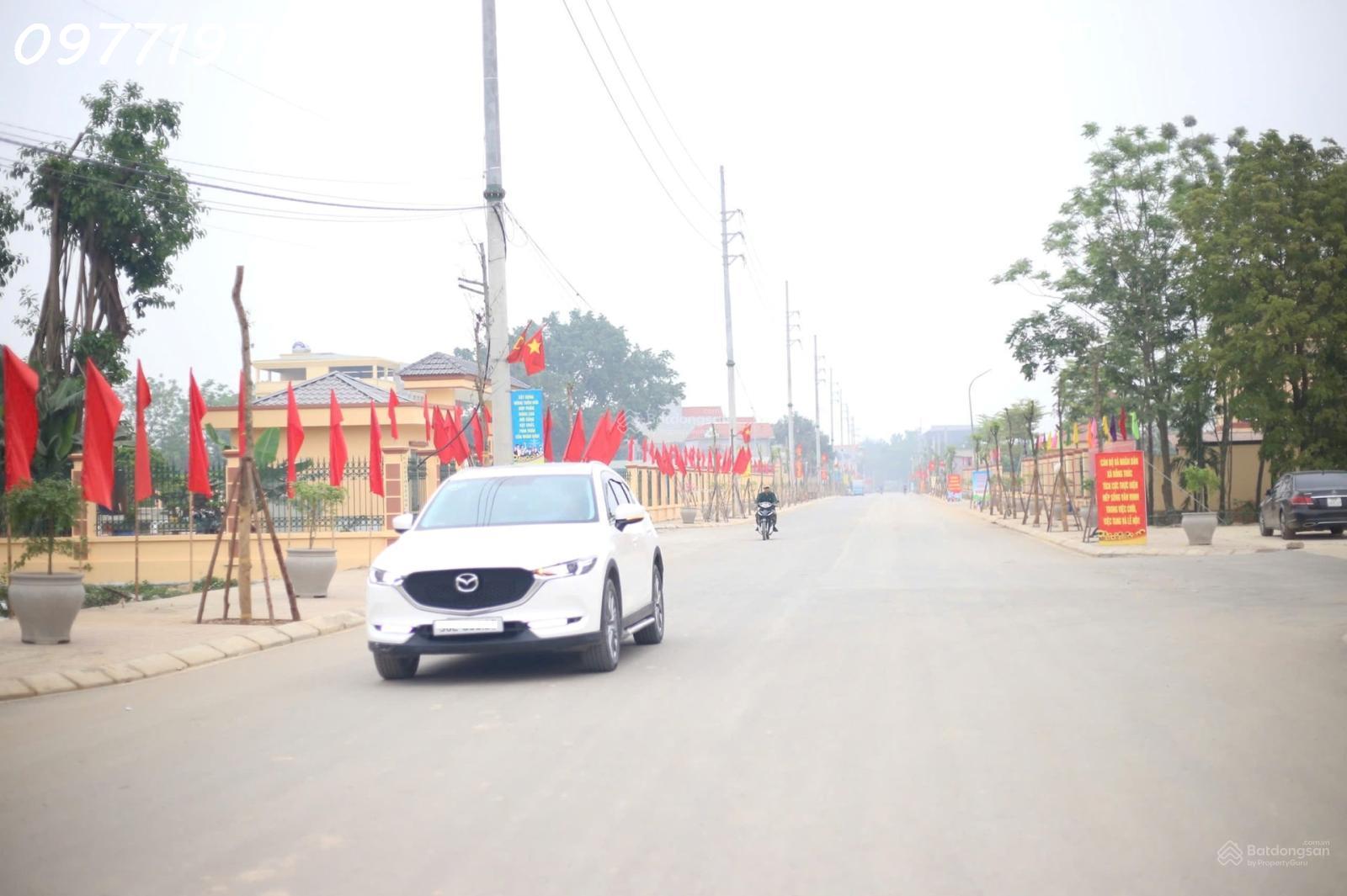  CC bán đất Đồng Trúc Thạch Thất 102.2m2 hai mặt tiền, full thổ cư cách Đại Lộ Thăng 2km 