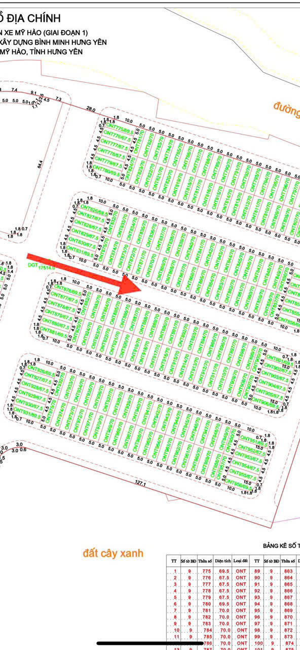  Bán đất: Duy nhất 1 lô tại bến xe Mỹ Hào, Hưng Yên. 