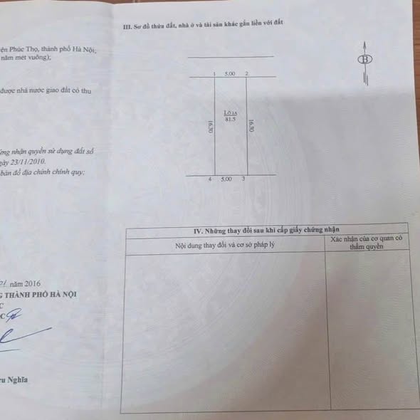  MUỐN BÁN GẤP 81.5M ĐẤT THANH PHẦN _ PHÚC HOÀ _ PHÚC THỌ. 