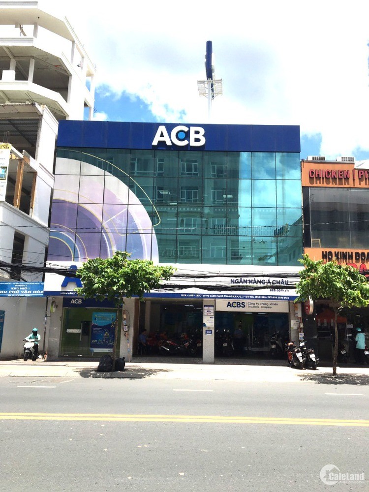  Cho thuê toà nhà Góc MT 197 Cách Mạng Tháng Tám – Hẻm, P4, Quận 3 