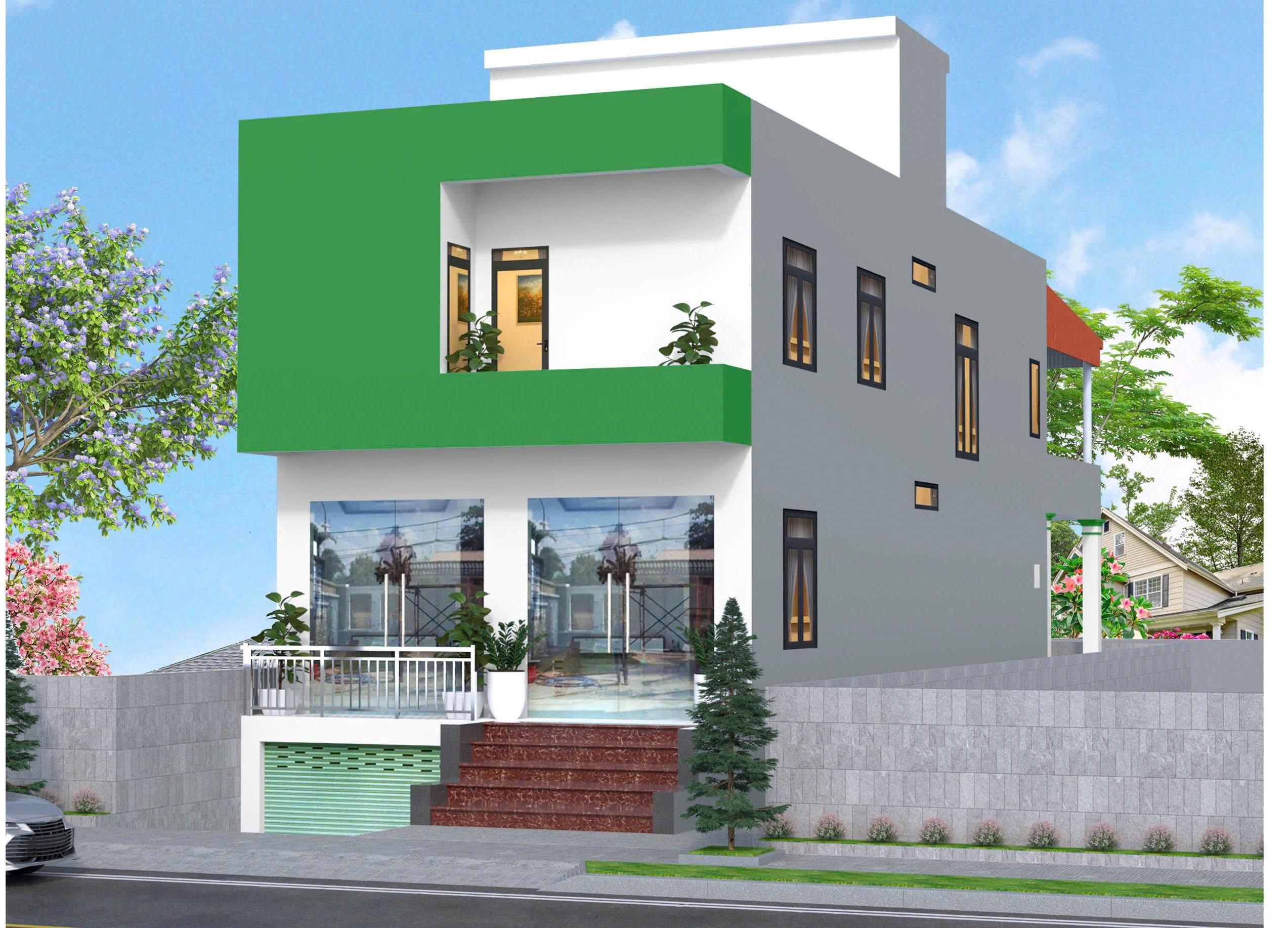  CHO THUÊ NHÀ NGUYÊN CĂN 2 TẦNG MẶT TIỀN QUỐC LỘ 1A – TRÚC LÂM, THỊ XÃ NGHI SƠN, THANH HÓA 