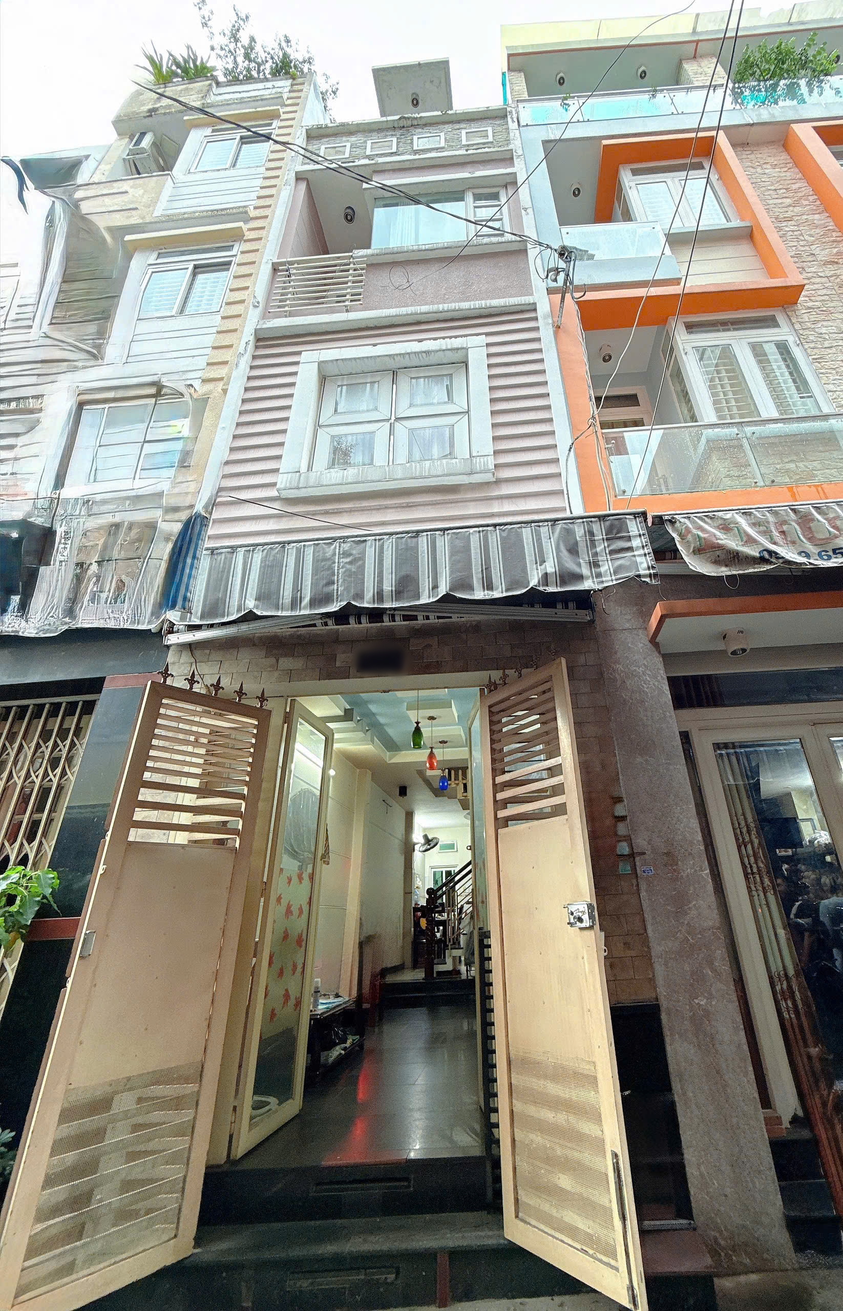  Nhà 4 tầng hẻm 4m thông đường Hưng Phú P.Chánh Hưng. Giá 6,18 tỷ TL 