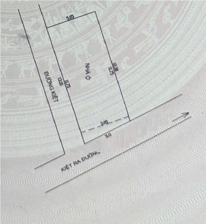  #  20m ra Mặt Tiền Đỗ Bá, Góc 3 mặt thoáng, 65m2, ngang 5m, vuông, 5.x tỷ 