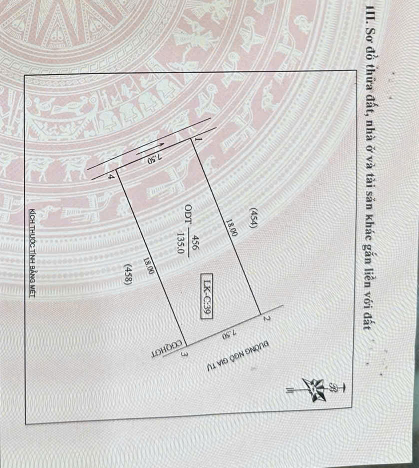  Bán lô 135m2 Đất kinh doanh mặt đường Hồ Bá Kiện, Quán Bàu - TP Vinh 