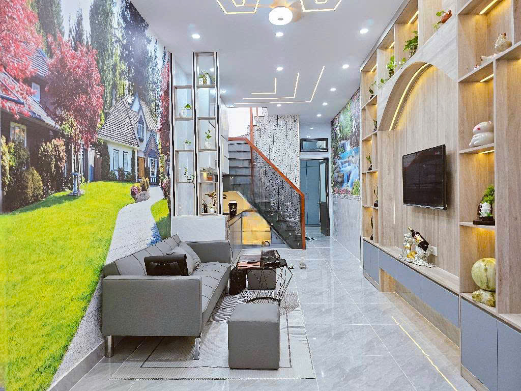  BÁN NHÀ SIÊU XINH, FULL NỘI THÂT, 3 PN, HẺM 4M THÔNG, TRẦN BÁ GIAO GÒ VẤP CHỈ 4.XX TỶ 