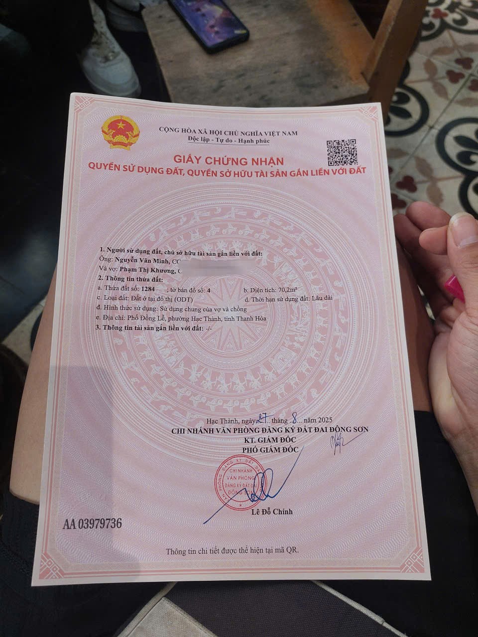  Chính Chủ Cần Bán Lô Đất Đầu Ve 2 MẶT TIỀN Tại Phố Đồng Lễ, Phường Hạc Thành, Thanh Hóa 