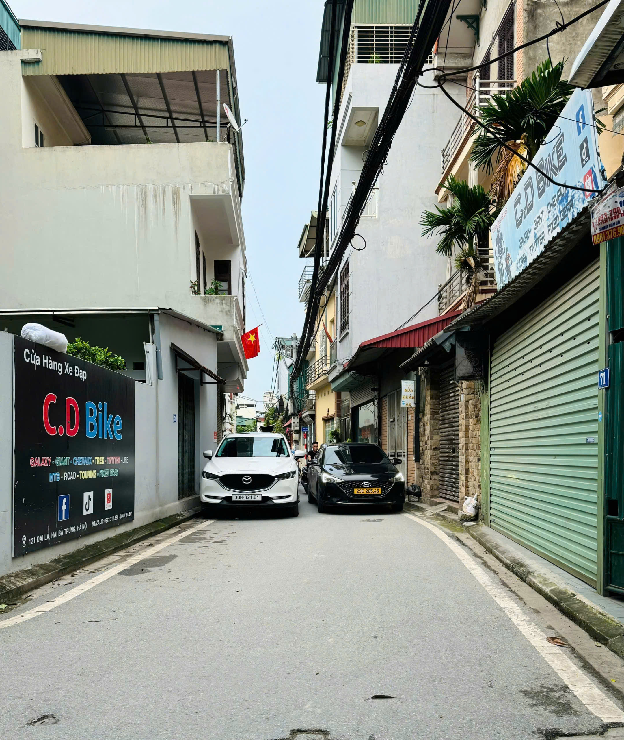  Bán nhà Phố Trạm, Long Biên – 30m² – 5 tầng – 7.x  tỷ – Ngõ ô tô đi qua nhà 