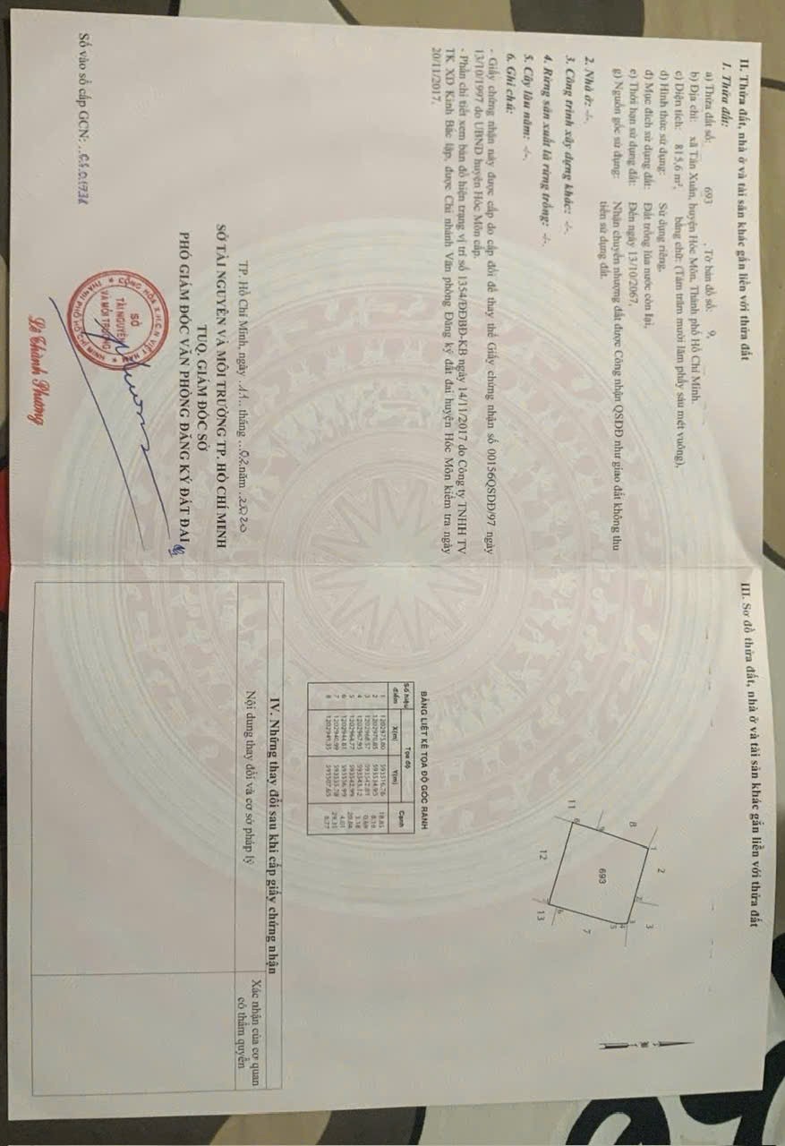  ĐẤT ĐẸP - GIÁ TỐT - Bán GẤP Lô Đất Tiềm Năng Tại Xã Tân Xuân, Hóc Môn, Hồ Chí Minh 