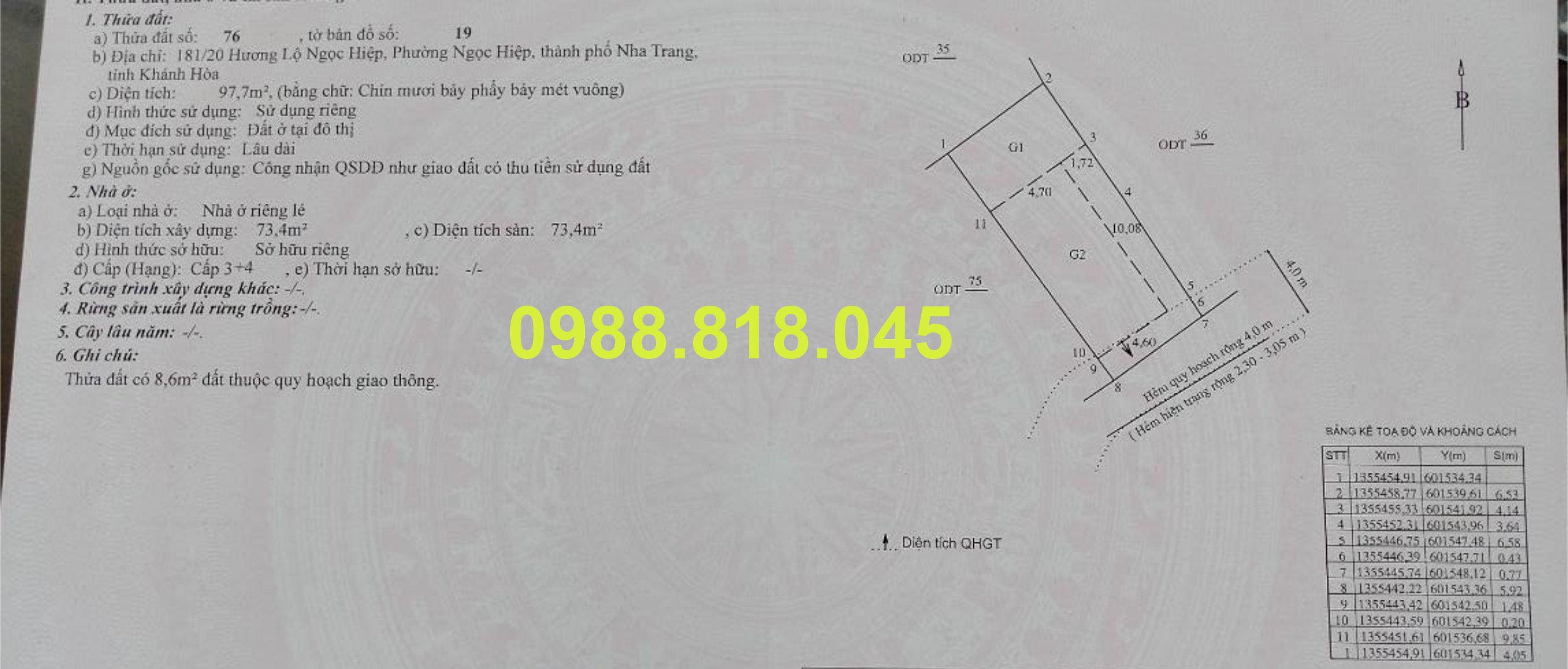  Bán nhà 2 tầng hẻm 18 Hương Lộ Ngọc Hiệp, phường Ngọc Hiệp, thành phố Nha Trang, tỉnh Khánh Hòa 