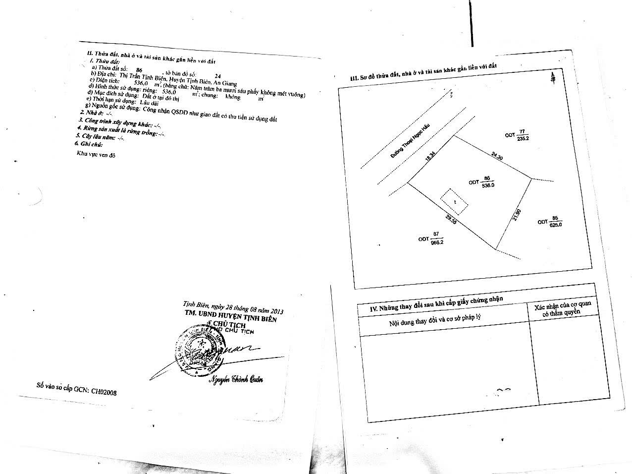  Bán đất mặt tiền DT: 20x55m, 1.100m2 thổ cư, đất trống quốc lộ 91  Vị trí nằm gần chùa Bánh Xèo, chùa du lịch Tịnh Biên rất sầm uất Bán rẻ 22 tỷ~ 20tr/m2  Liên hệ: Chủ đất 0938581072 chị cúc MTG (có zalo) 